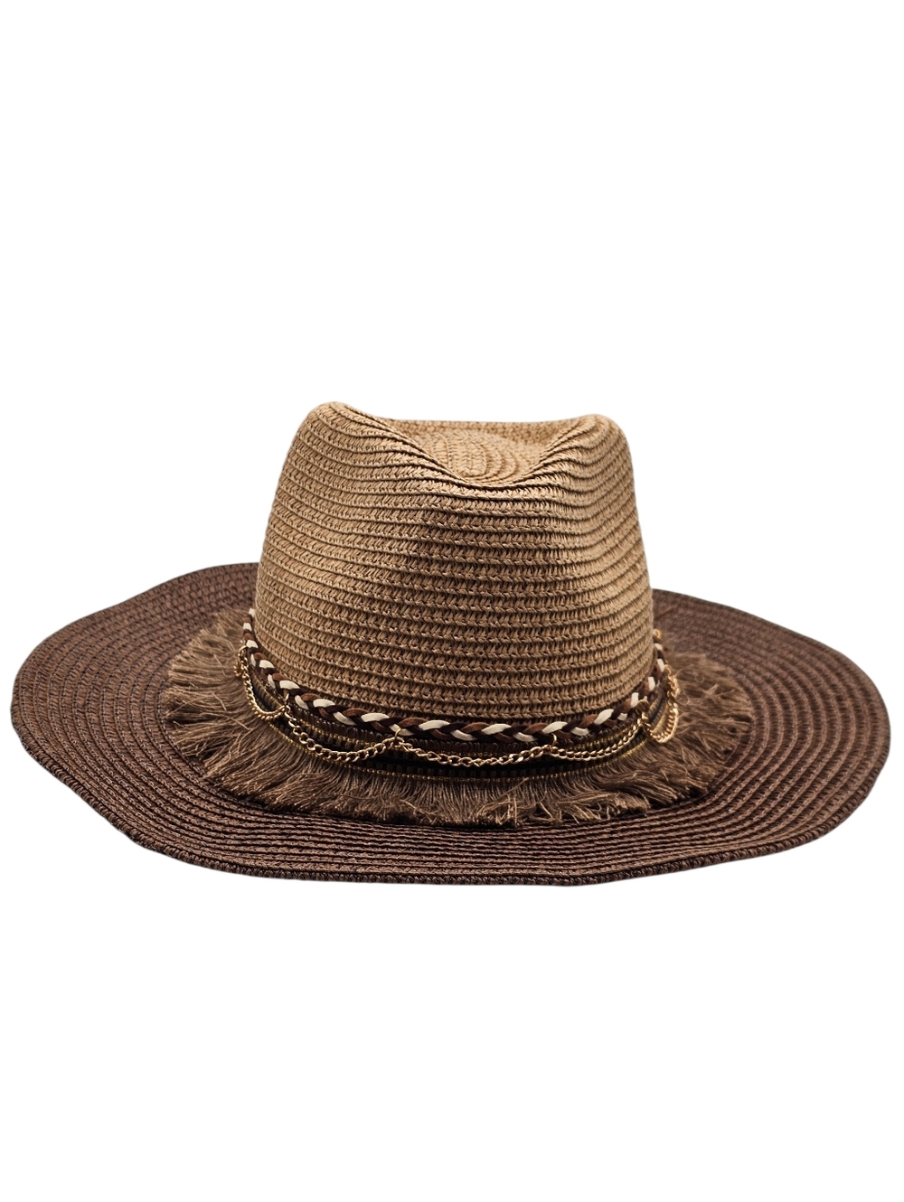 Unisex Western Sunshade Beach Straw Cowboy Hat